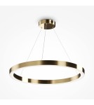 Pendant lamps circles - Maytoni Saturno LED Ring Pendant Lamp 60W 4200lm 4000K Brass MOD415PL-L60BS4K - product 1