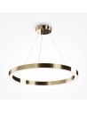 View Maytoni Saturno LED Ring Pendant Lamp 60W 4200lm 4000K Brass MOD415PL-L60BS4K