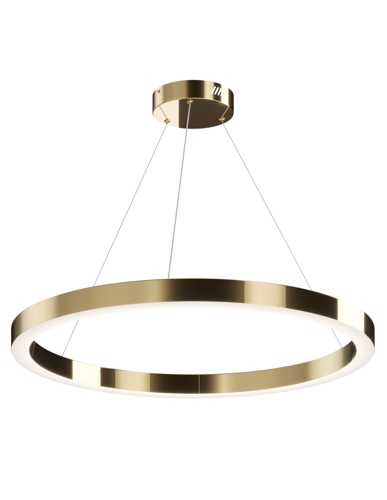 Pendant lamps circles - Maytoni Saturno LED Ring Pendant Lamp 60W 4200lm 4000K Brass MOD415PL-L60BS4K - product kolory-swiatla.pl 4