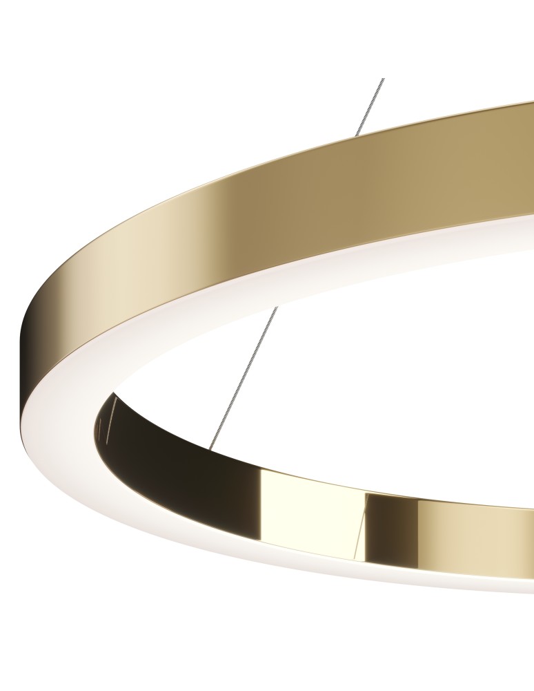 Pendant lamps circles - Maytoni Saturno LED Ring Pendant Lamp 60W 4200lm 4000K Brass MOD415PL-L60BS4K - product kolory-swiatla.pl 5