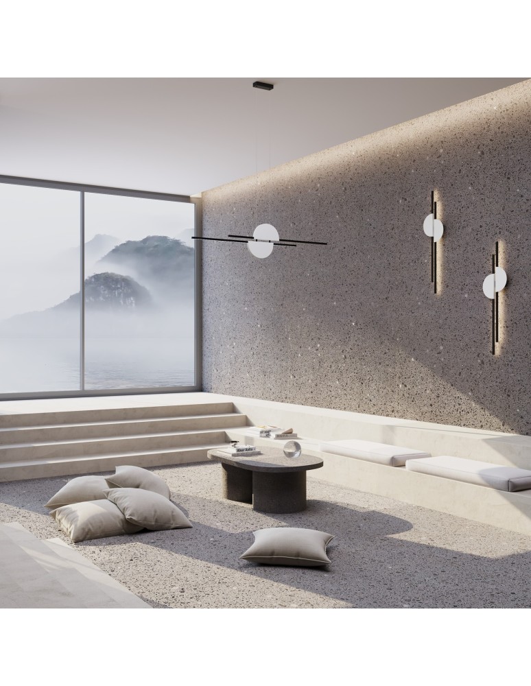 Pendant lamps - Maytoni Skyline Modern LED Pendant Lamp 26W 900lm 4000K Black MOD179PL-L26W4K. - product kolory-swiatla.pl 2