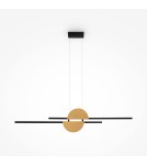 Pendant lamps over the island - Maytoni Skyline Modern LED Pendant Lamp 26W 800lm 4000K Black MOD179PL-L26BS4K. - product 1