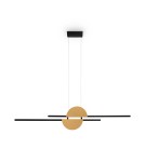 Pendant lamps over the island - Maytoni Skyline Modern LED Pendant Lamp 26W 800lm 4000K Black MOD179PL-L26BS4K. - product 2