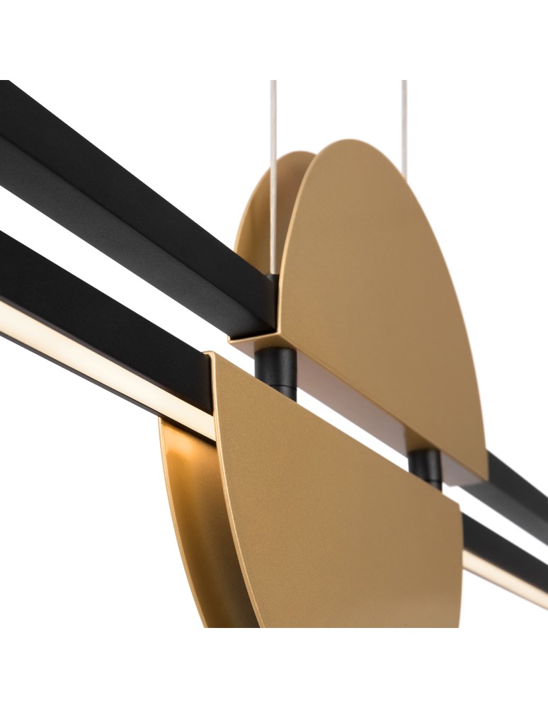 Pendant lamps over the island - Maytoni Skyline Modern LED Pendant Lamp 26W 800lm 4000K Black MOD179PL-L26BS4K. - product kolory-swiatla.pl 3