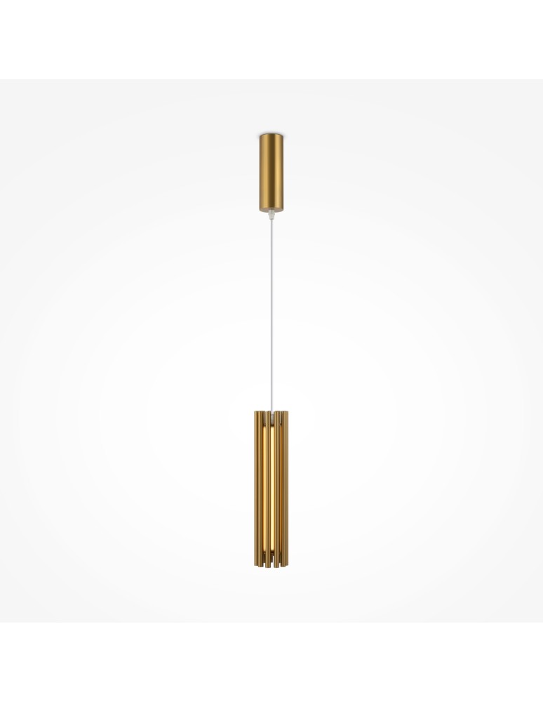 Pendant lamps - Maytoni Sonata Modern LED Pendant Lamp 12W 330lm 3000K Brass MOD410PL-L12BS3K. - product kolory-swiatla.pl 1