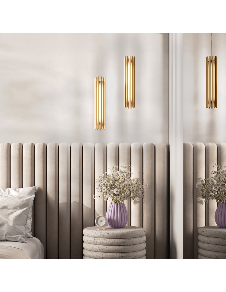 Pendant lamps - Maytoni Sonata Modern LED Pendant Lamp 12W 330lm 3000K Brass MOD410PL-L12BS3K. - product kolory-swiatla.pl 2
