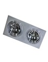 Azzardo SIRO 2 ALU 2xES111 Recessed Aluminum AZ0770