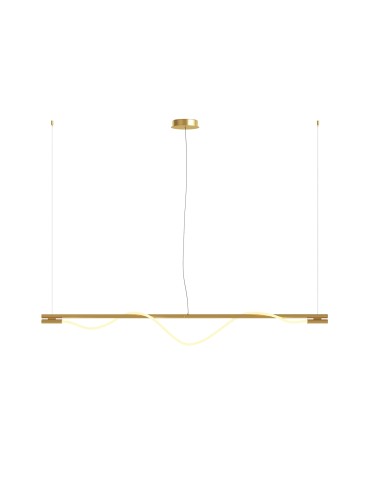 Maytoni Tau LED Pendant Lamp 21W 910lm 3000K Gold MOD166PL-L20G3K.