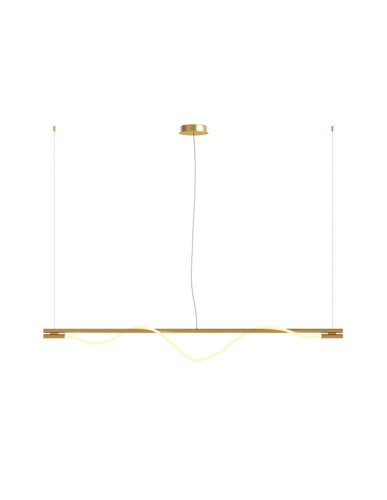 Pendant lamps - Maytoni Tau LED Pendant Lamp 21W 910lm 3000K Gold MOD166PL-L20G3K. - product kolory-swiatla.pl 1