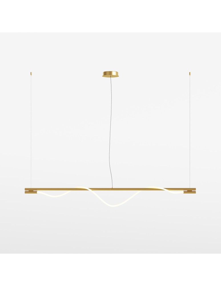 Pendant lamps - Maytoni Tau LED Pendant Lamp 21W 910lm 3000K Gold MOD166PL-L20G3K. - product kolory-swiatla.pl 3