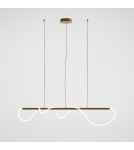 Pendant lamps - Maytoni Tau LED Pendant Lamp 30W 1250lm 3000K Gold MOD166PL-L30G3K. - product 1