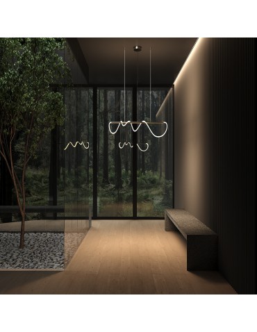 Maytoni Tau Lampa Wisząca LED 30W 1250lm 3000K Złoty MOD166PL-L30G3K - produkt 2