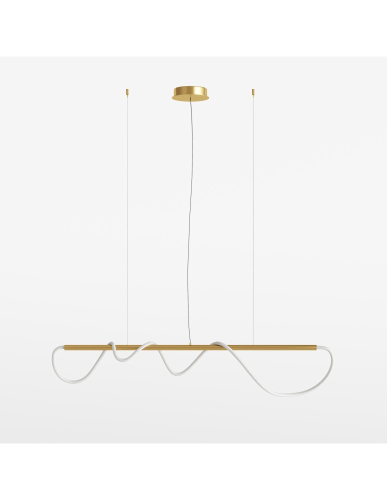 Pendant lamps - Maytoni Tau LED Pendant Lamp 30W 1250lm 3000K Gold MOD166PL-L30G3K. - product kolory-swiatla.pl 4