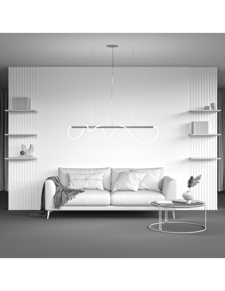 Pendant lamps - Maytoni Tau LED Pendant Lamp 30W 1250lm 3000K Gold MOD166PL-L30G3K. - product kolory-swiatla.pl 6