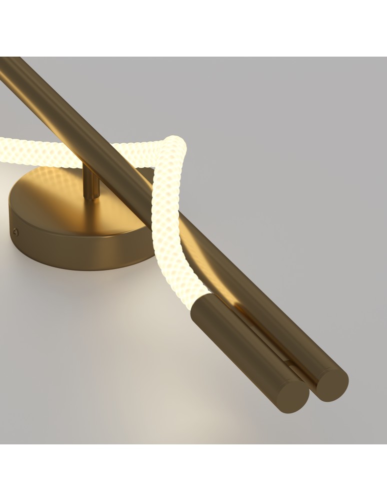 Maytoni Tau Kinkiet/Ścienna LED 13W 600lm 3000K Złoty MOD166WL-L12G3K