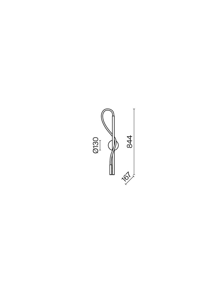 Wall lamps - Maytoni Tau LED wall/hall lamp 13W 600lm 3000K Gold MOD166WL-L12G3K. - product kolory-swiatla.pl 5