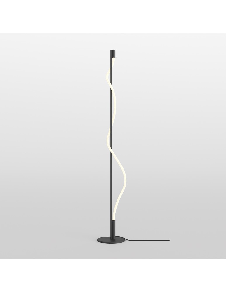 Floor lamps - Maytoni Tau LED Floor Lamp 15W 450lm 3000K Black MOD166FL-L15B3K. - product kolory-swiatla.pl 6