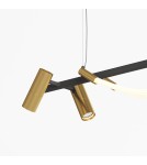 Pendant lamps - Maytoni Tau LED Pendant Lamp 30W 1500lm 3000K Black, Gold MOD166PL-L30GB3K - product 3