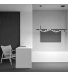 Pendant lamps - Maytoni Tau LED Pendant Lamp 30W 1500lm 3000K Black, Gold MOD166PL-L30GB3K - product 4