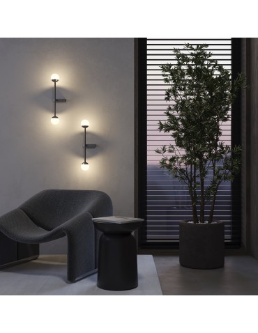 Maytoni Touch LED wall lamp/wall lamp 10W 900lm 3000K Black MOD285WL-L10B3K. - product 2