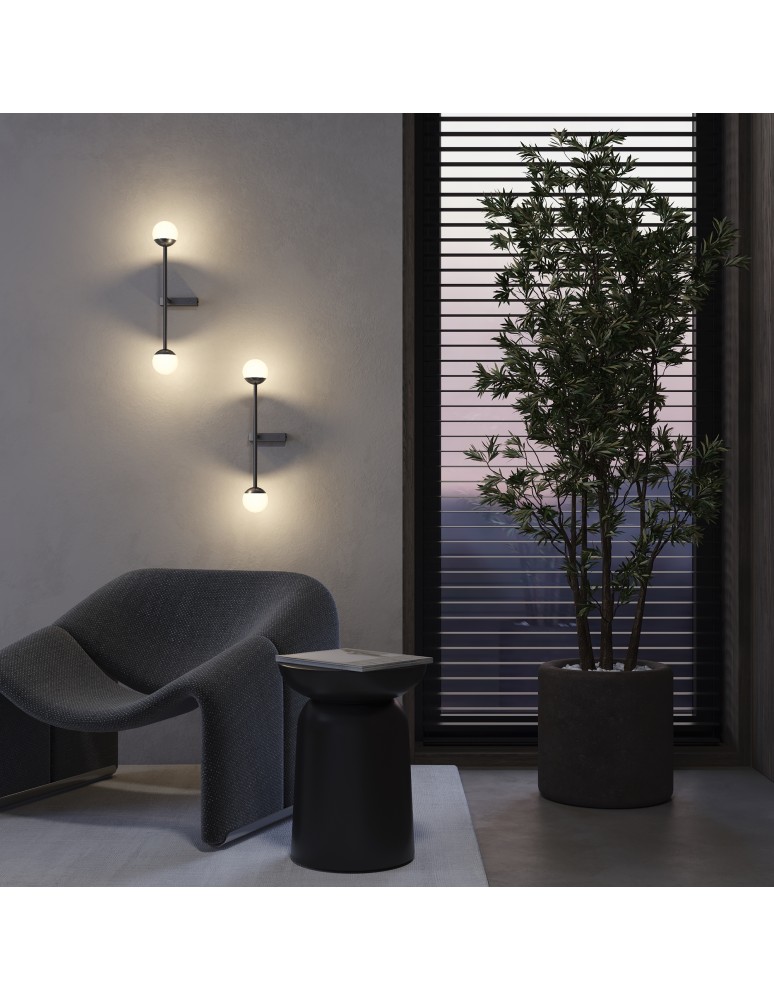 Wall lamps - Maytoni Touch LED wall lamp/wall lamp 10W 900lm 3000K Black MOD285WL-L10B3K. - product kolory-swiatla.pl 2