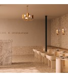 Modern chandeliers - Maytoni Tropic Chandelier Modern 6xG9 40W Brass MOD164PL-06BS - product 3