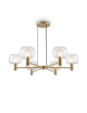 Maytoni Vision Pendant Lamp 6xE14 60W Gold MOD411PL-06G.