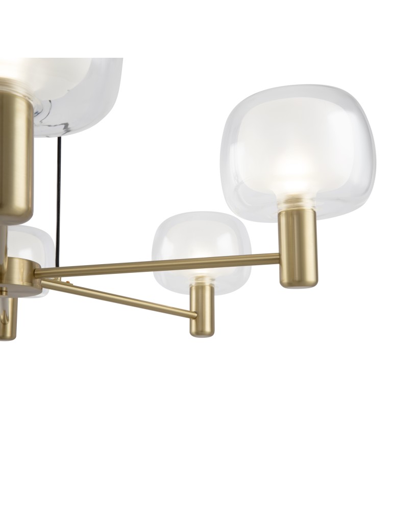 Modern chandeliers - Maytoni Vision Pendant Lamp 6xE14 60W Gold MOD411PL-06G. - product kolory-swiatla.pl 3