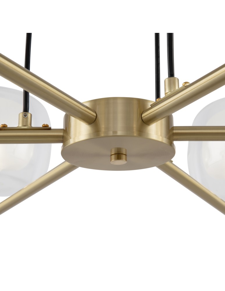 Modern chandeliers - Maytoni Vision Pendant Lamp 6xE14 60W Gold MOD411PL-06G. - product kolory-swiatla.pl 4