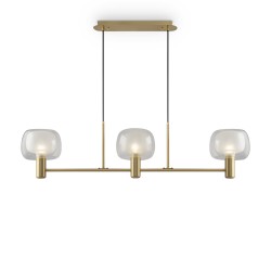 Maytoni Vision Lampa Wisząca 3xE14 60W Złoty MOD411PL-03G