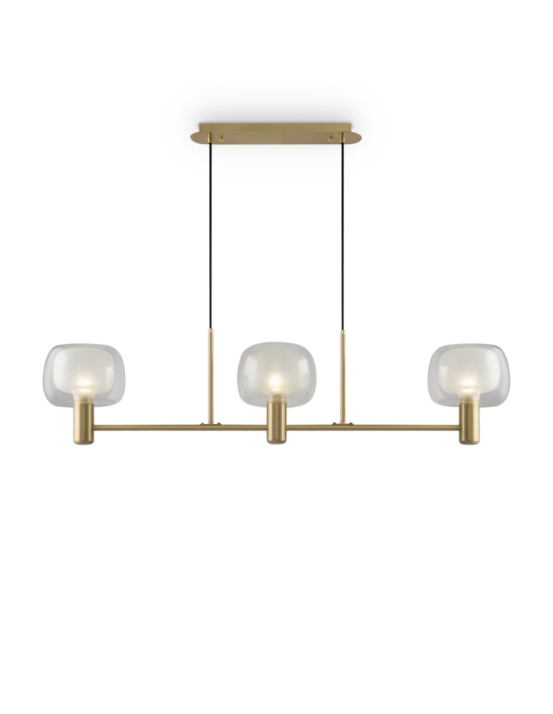 Modern chandeliers - Maytoni Vision Pendant Lamp 3xE14 60W Gold MOD411PL-03G. - product kolory-swiatla.pl 1