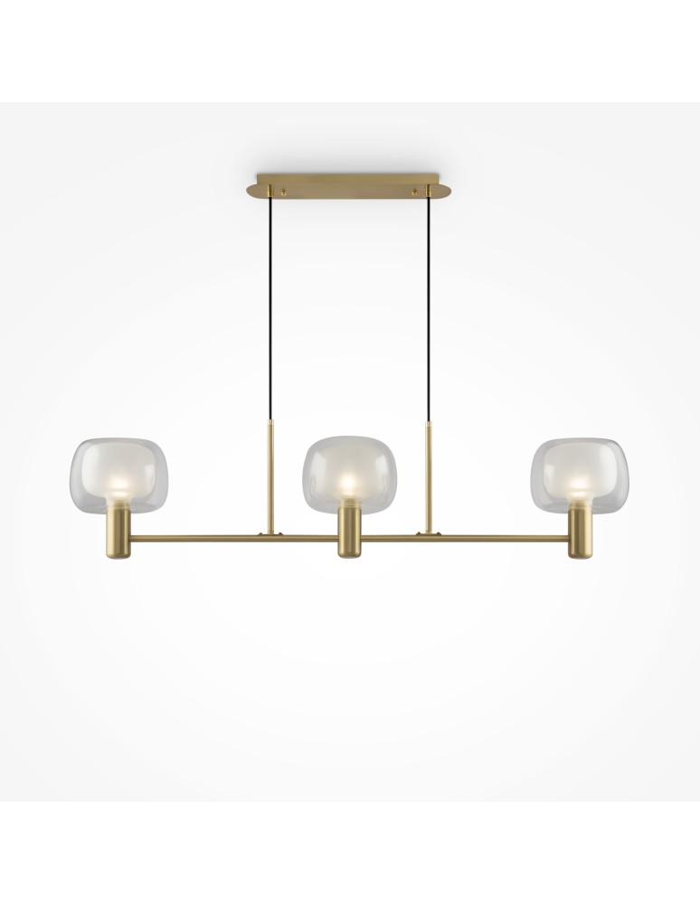 Modern chandeliers - Maytoni Vision Pendant Lamp 3xE14 60W Gold MOD411PL-03G. - product kolory-swiatla.pl 4