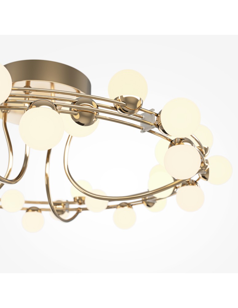 Maytoni Tessara Lampa Sufitowa LED 55W 4100lm 3000K Złoty MOD081CL-L36G3K