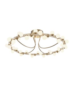 Maytoni Tessara LED Ceiling Lamp 72W 5600lm 3000K Gold MOD081CL-L48G3K.