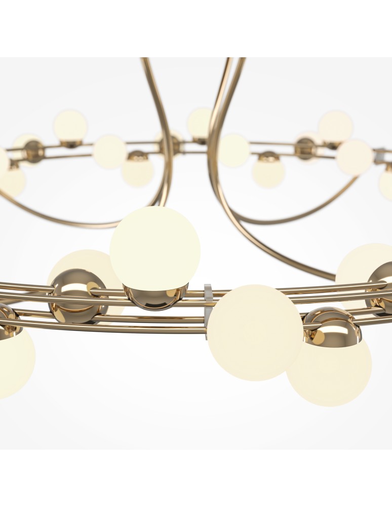 LED ceiling lamps - Maytoni Tessara LED Ceiling Lamp 72W 5600lm 3000K Gold MOD081CL-L48G3K. - product kolory-swiatla.pl 2