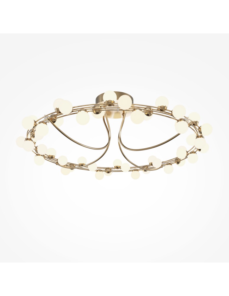LED ceiling lamps - Maytoni Tessara LED Ceiling Lamp 72W 5600lm 3000K Gold MOD081CL-L48G3K. - product kolory-swiatla.pl 3
