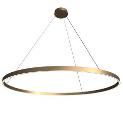 Maytoni Rim Lampa Wisząca Ring LED 81W 4800lm 3000K Mosiądz MOD058PL-L65BS3K