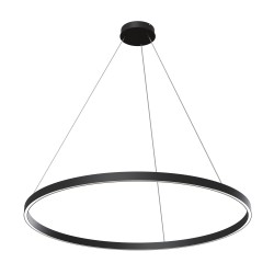 Maytoni Rim Lampa Wisząca Ring LED 61W 3500lm 3000K Czarny MOD058PL-L54B3K