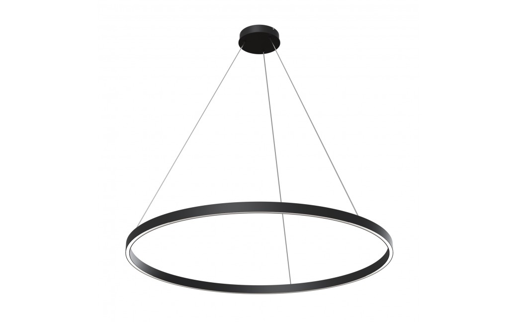 Maytoni Rim Lampa Wisząca Ring LED 61W 3500lm 3000K Czarny MOD058PL-L54B3K