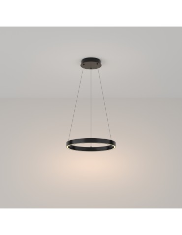 Maytoni Rim Lampa Wisząca Ring LED 25W 1200lm 3000K Czarny MOD058PL-L22B3K