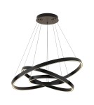 Pendant lamps circles - Maytoni Rim LED Pendant Lamp 115W 6100lm 3000K Black MOD058PL-L100B3K. - product 1