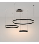 Pendant lamps circles - Maytoni Rim LED Pendant Lamp 115W 6100lm 3000K Black MOD058PL-L100B3K. - product 2