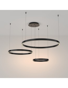 Maytoni Rim Lampa Wisząca Ringi LED 115W 6100lm 3000K Czarny MOD058PL-L100B3K - produkt 2