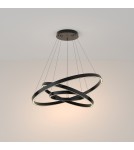 Pendant lamps circles - Maytoni Rim LED Pendant Lamp 115W 6100lm 3000K Black MOD058PL-L100B3K. - product 3