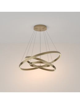 Maytoni Rim Lampa Wisząca Ringi LED 115W 6100lm 3000K Mosiądz MOD058PL-L100BS3K