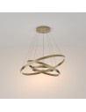 Maytoni Rim Lampa Wisząca Ringi LED 115W 6100lm 3000K Mosiądz MOD058PL-L100BS3K