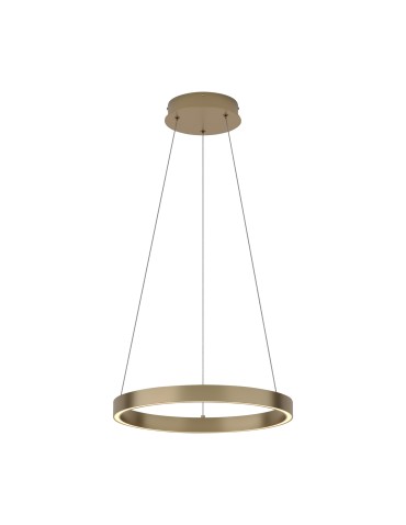 Maytoni Rim LED Pendant Lamp Ring 25W 1200lm 3000K Brass MOD058PL-L22BS3K.