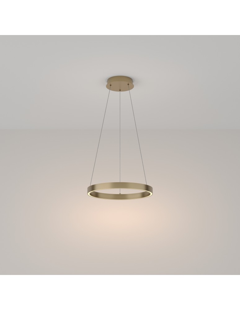 Pendant lamps - Maytoni Rim LED Pendant Lamp Ring 25W 1200lm 3000K Brass MOD058PL-L22BS3K. - product kolory-swiatla.pl 2