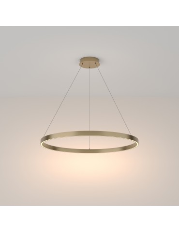 Maytoni Rim Lampa Wisząca Ring LED 51W 3000lm 3000K Mosiądz MOD058PL-L42BS3K