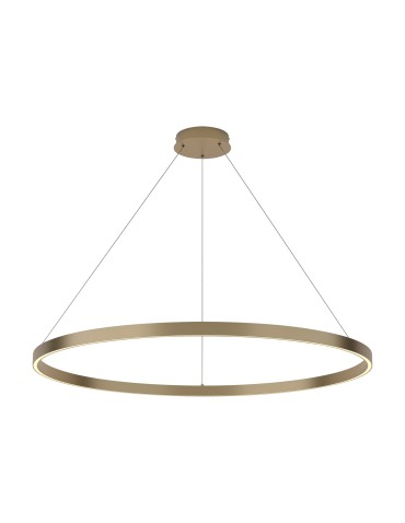 Maytoni Rim Lampa Wisząca Ring LED 61W 3500lm 3000K Mosiądz MOD058PL-L54BS3K